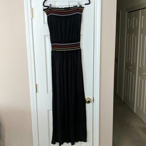 Pink Rose maxi dress.  Size L.